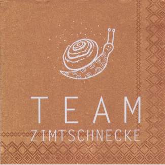 Cocktailservietten "Team Zimt..." 