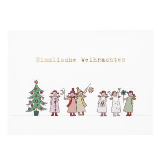 Weihnachtskarte "Himmlische Weihnachten" 