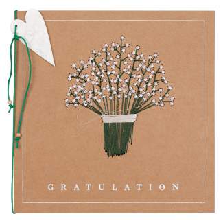 XL-Strickkarte "Gratulation" 