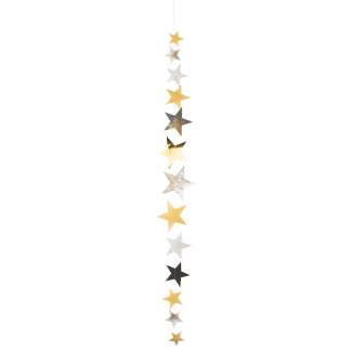 Papierkette "Taumelnde Sterne" 