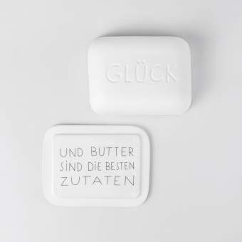 Guten Morgen. Butterdose "Glück" 