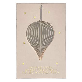 Ornament "Grey Raindrop" 