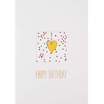 Fensterkarte "Happy Birthday" 