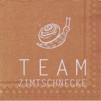 Cocktailservietten "Team Zimt..." 