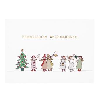 Weihnachtskarte "Himmlische Weihnachten" 