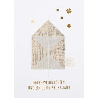 Geometrie Weihnachtskarte "Frohe Weihnachten" 