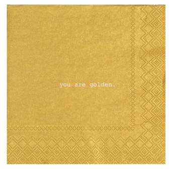 Lunchservietten "You are golden" 